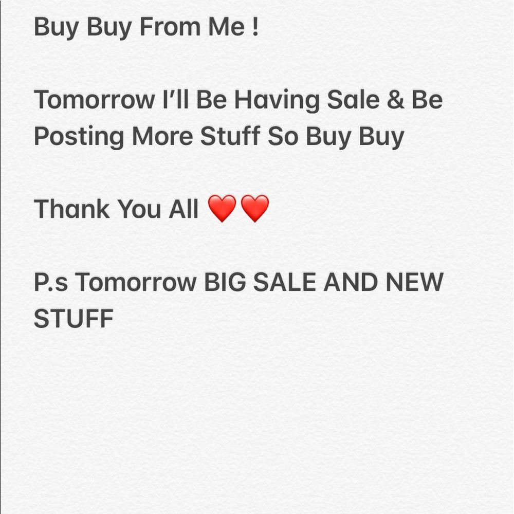 SALES SALES & New Stuff